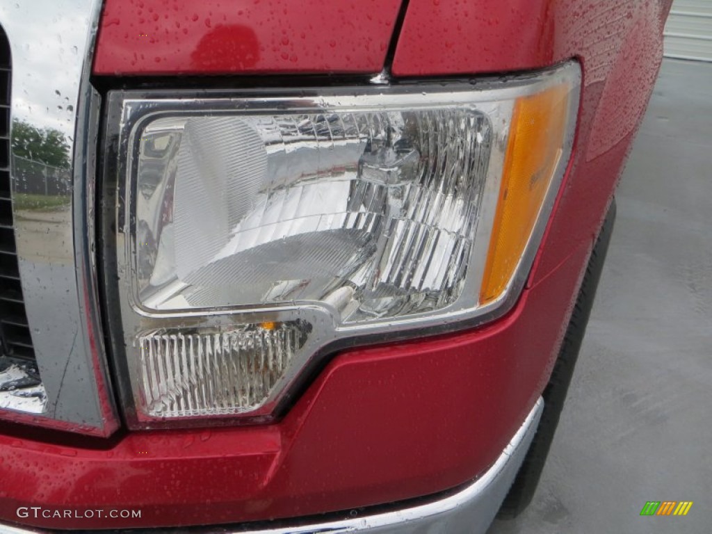 2010 F150 XLT SuperCrew - Red Candy Metallic / Medium Stone photo #9