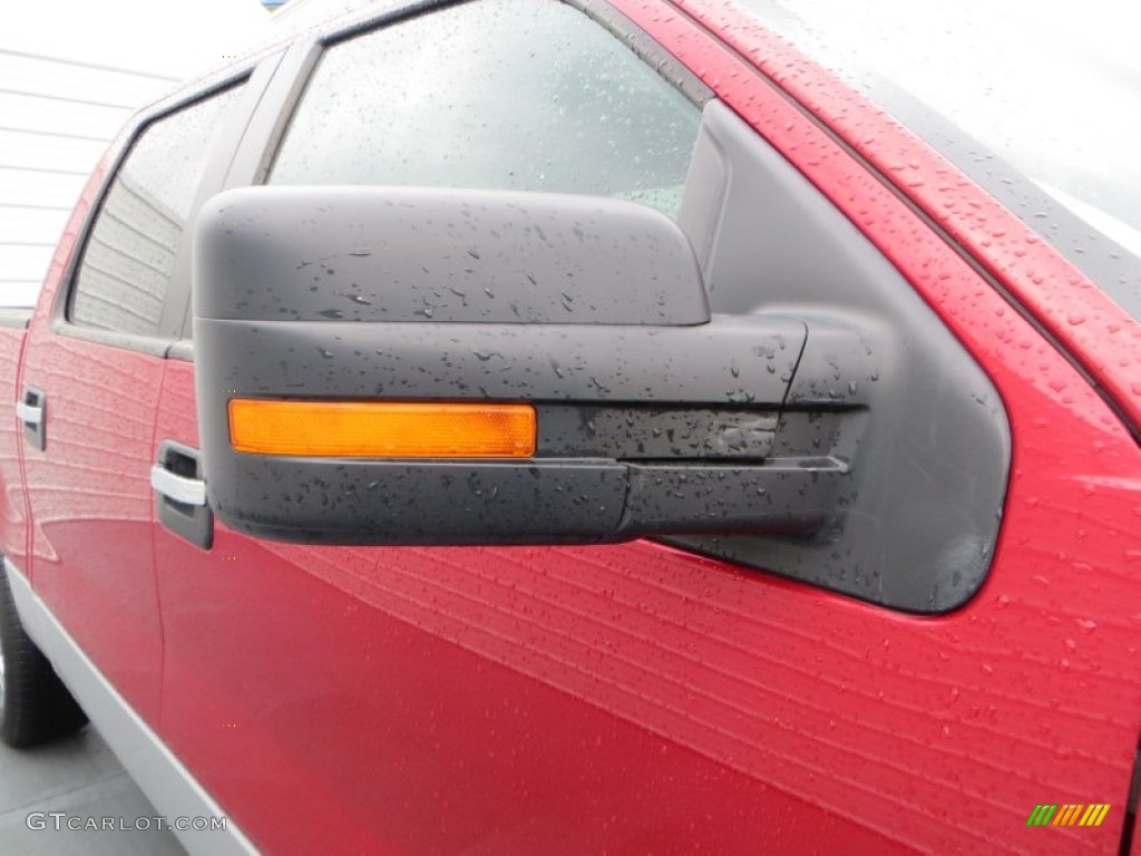 2010 F150 XLT SuperCrew - Red Candy Metallic / Medium Stone photo #16