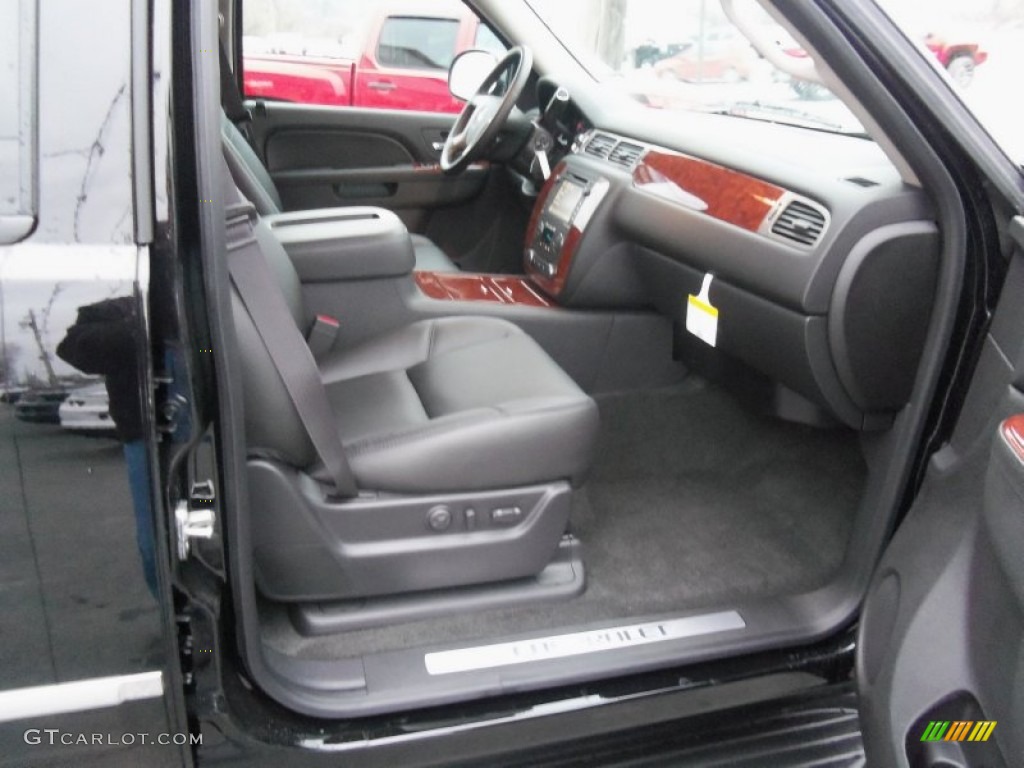 Ebony Interior 2013 Chevrolet Avalanche LTZ 4x4 Photo #79641203