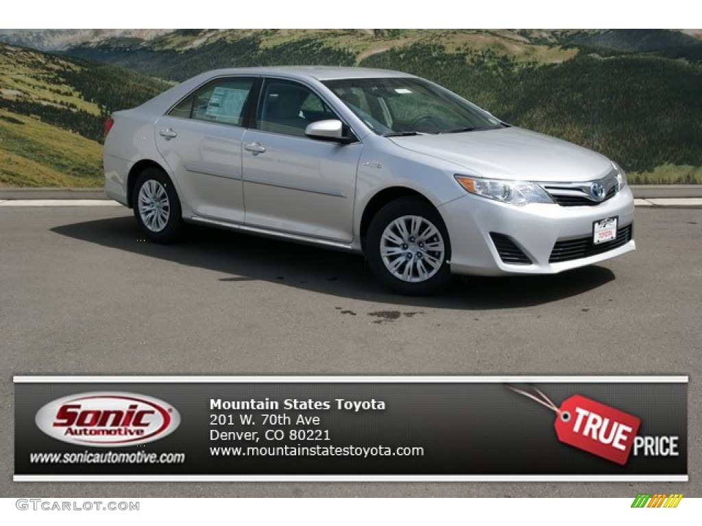 2013 Camry Hybrid LE - Classic Silver Metallic / Light Gray photo #1