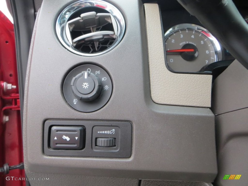 2010 F150 XLT SuperCrew - Red Candy Metallic / Medium Stone photo #42