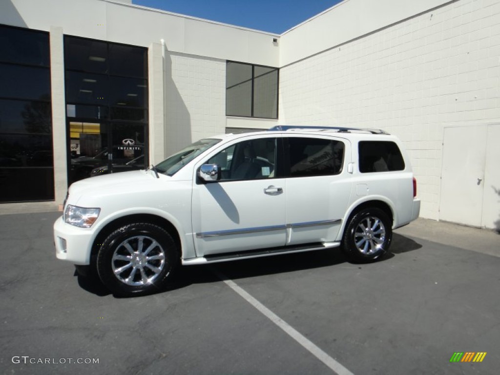 Tuscan White Pearl 2010 Infiniti QX 56 Exterior Photo #79642637