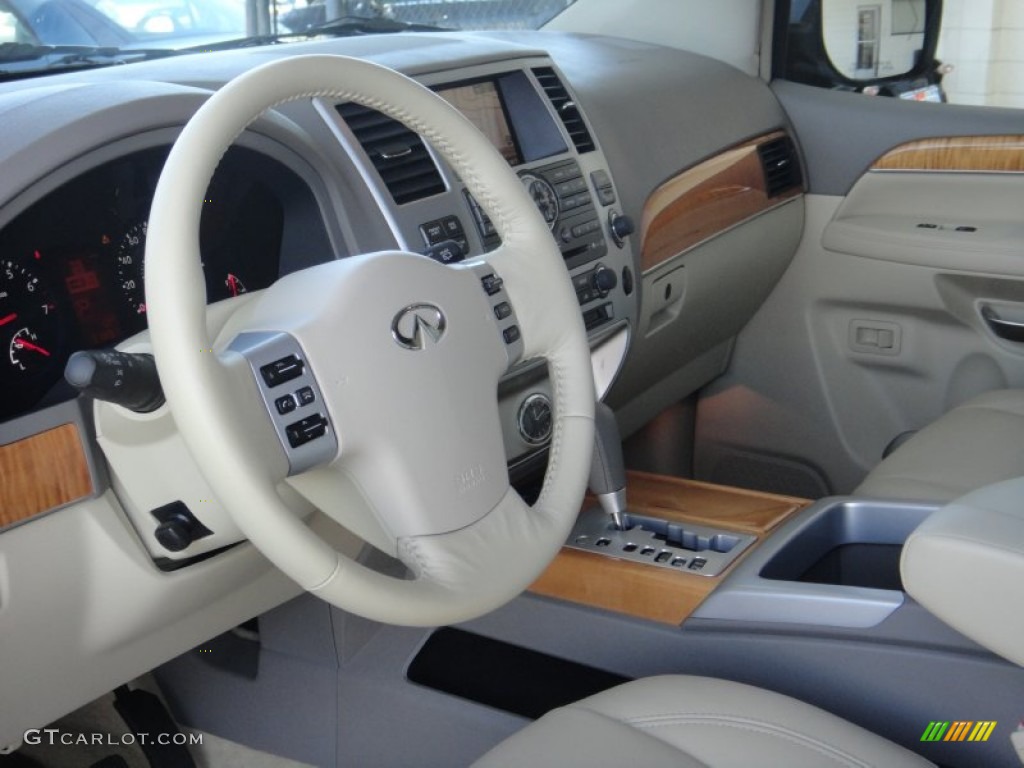 2010 Infiniti QX 56 Wheat Steering Wheel Photo #79642832