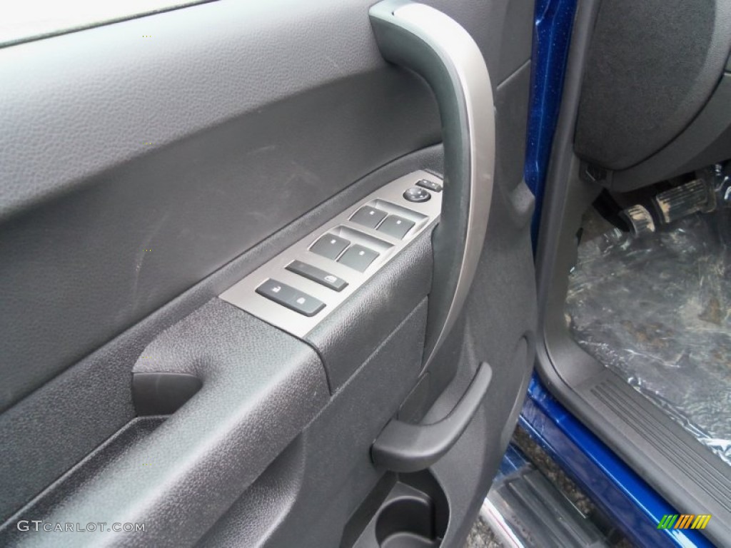2013 Silverado 1500 LT Extended Cab 4x4 - Blue Topaz Metallic / Ebony photo #17