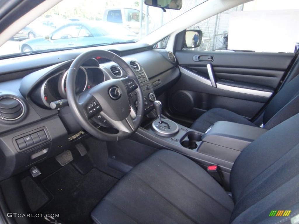 Black Interior 2010 Mazda CX-7 i Sport Photo #79644777