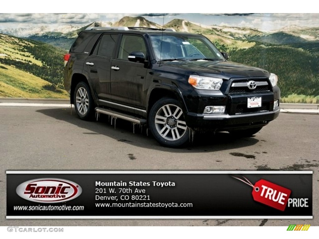 2013 4Runner Limited 4x4 - Black / Black Leather photo #1