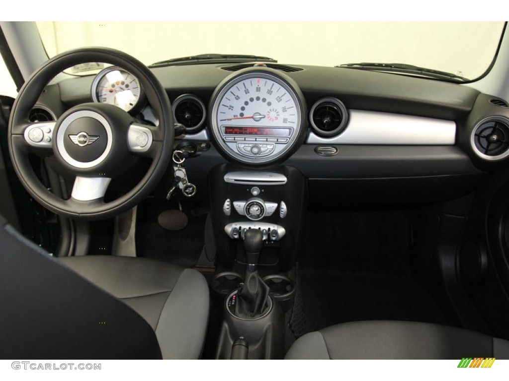 2010 Mini Cooper Clubman Grey/Carbon Black Dashboard Photo #79645711