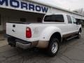 2013 Oxford White Ford F350 Super Duty Lariat Crew Cab 4x4 Dually  photo #8