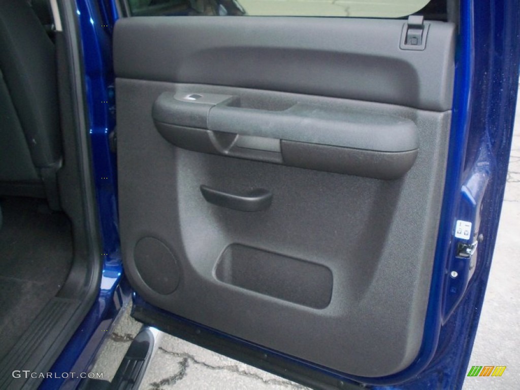 2013 Silverado 1500 LT Crew Cab 4x4 - Blue Topaz Metallic / Ebony photo #16
