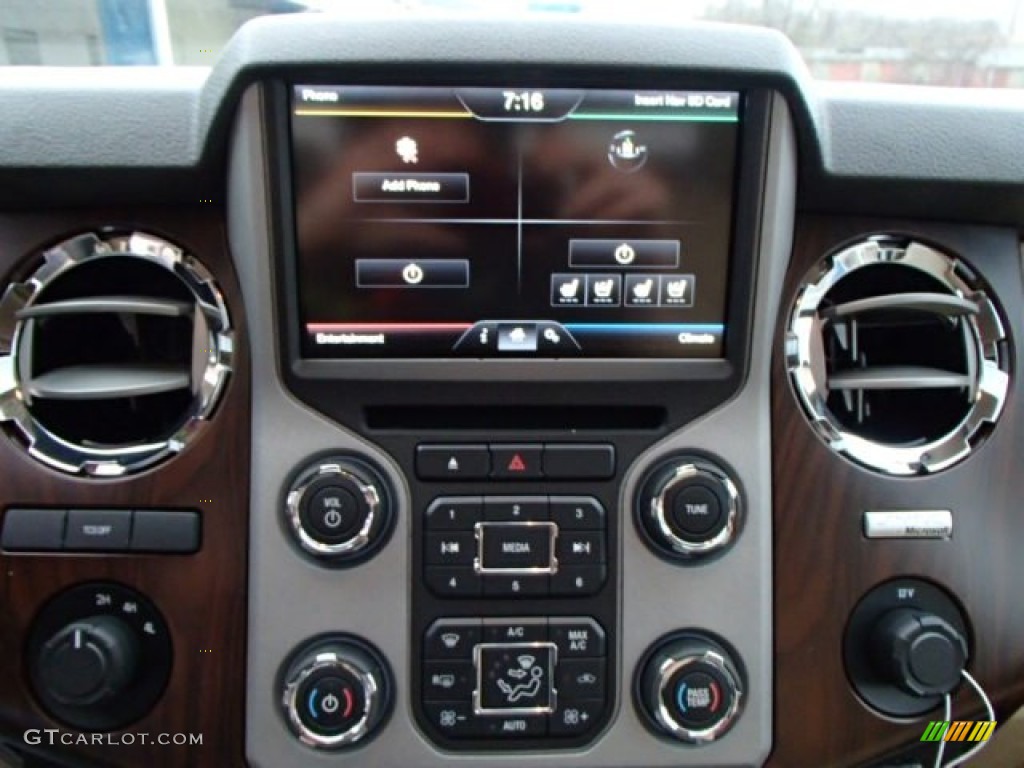 2013 Ford F350 Super Duty Lariat Crew Cab 4x4 Dually Controls Photo #79646933