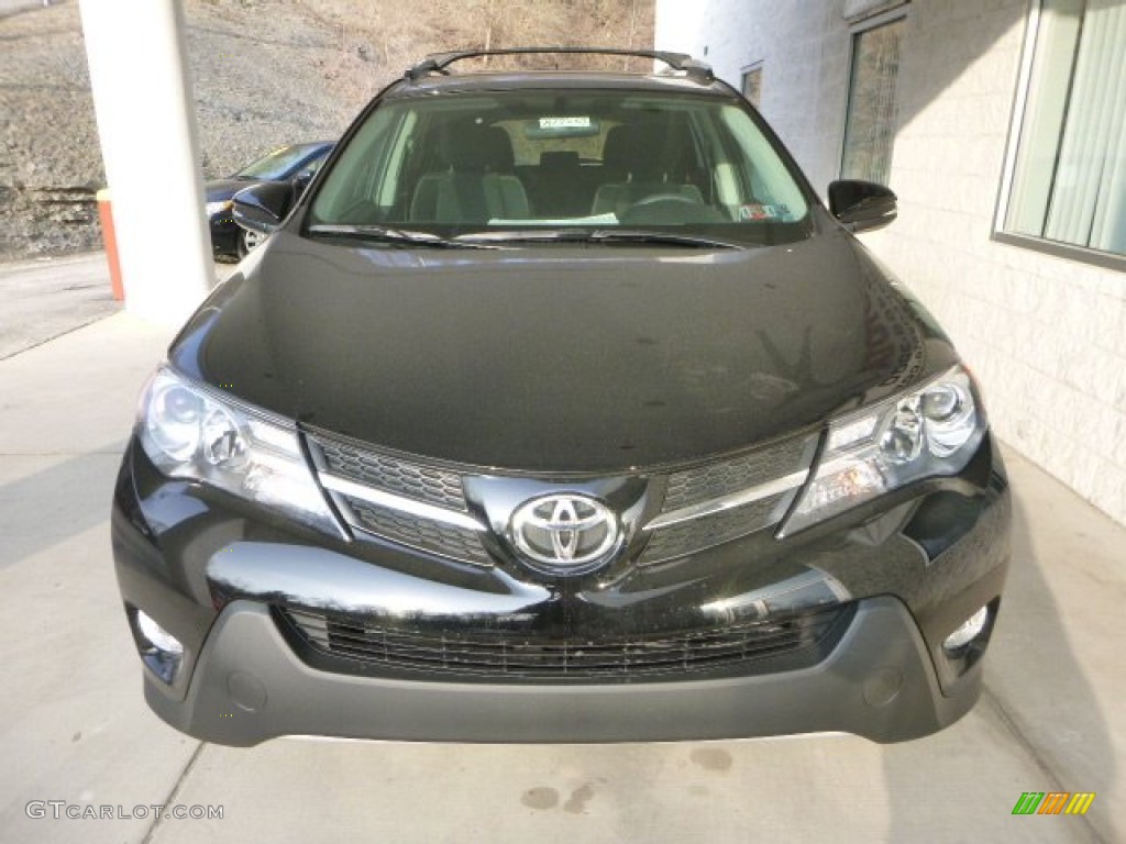 2013 RAV4 XLE AWD - Black / Black photo #6