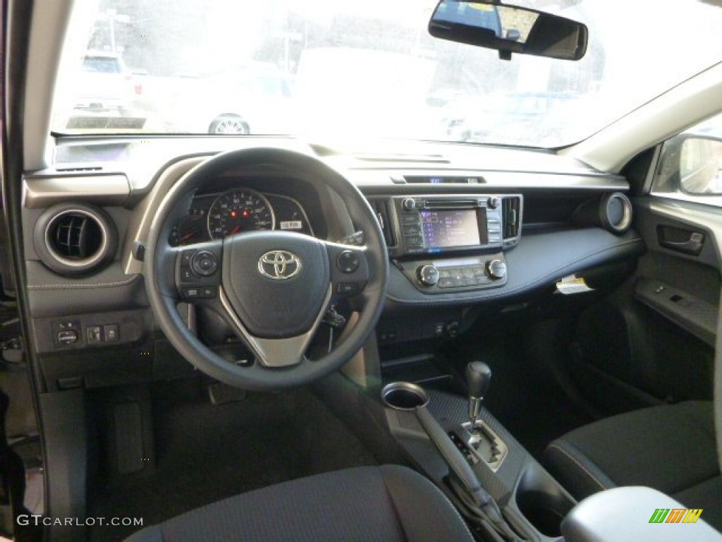 2013 RAV4 XLE AWD - Black / Black photo #15
