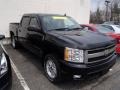 2007 Black Chevrolet Silverado 1500 LT Crew Cab 4x4  photo #1