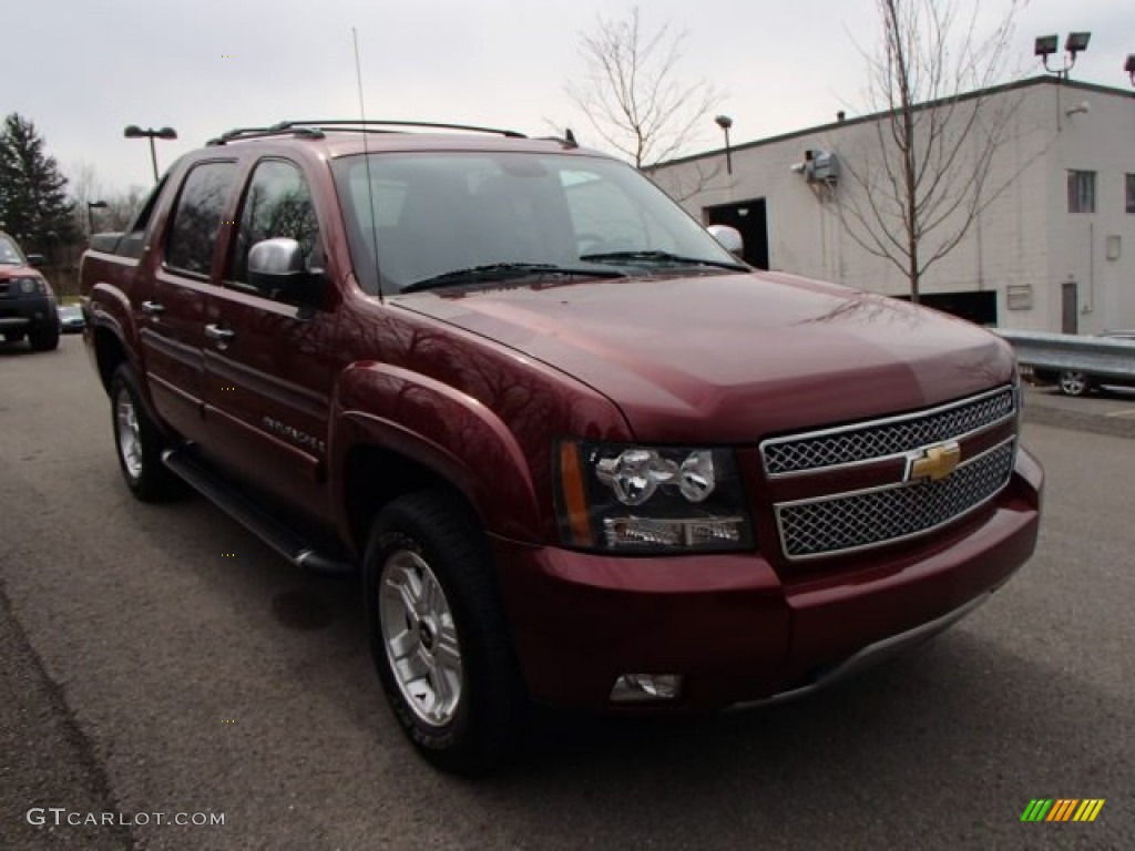 2008 Avalanche LT 4x4 - Deep Ruby Red Metallic / Ebony photo #1