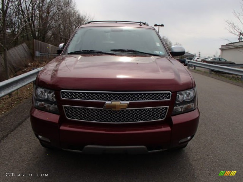 2008 Avalanche LT 4x4 - Deep Ruby Red Metallic / Ebony photo #2