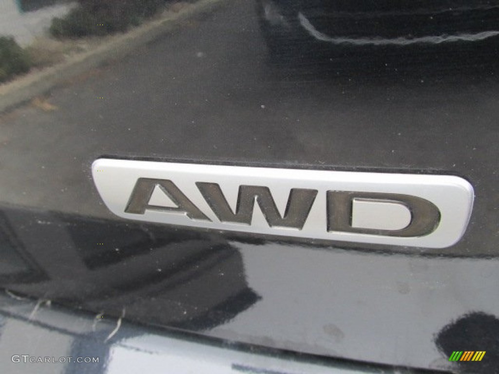2008 SX4 Crossover AWD - Black Pearl Metallic / Black photo #3