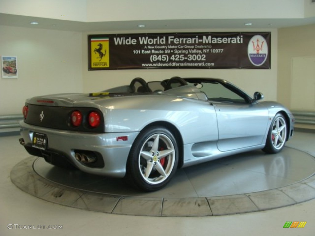 2005 360 Spider F1 - Argento (Silver Metallic) / Red photo #12