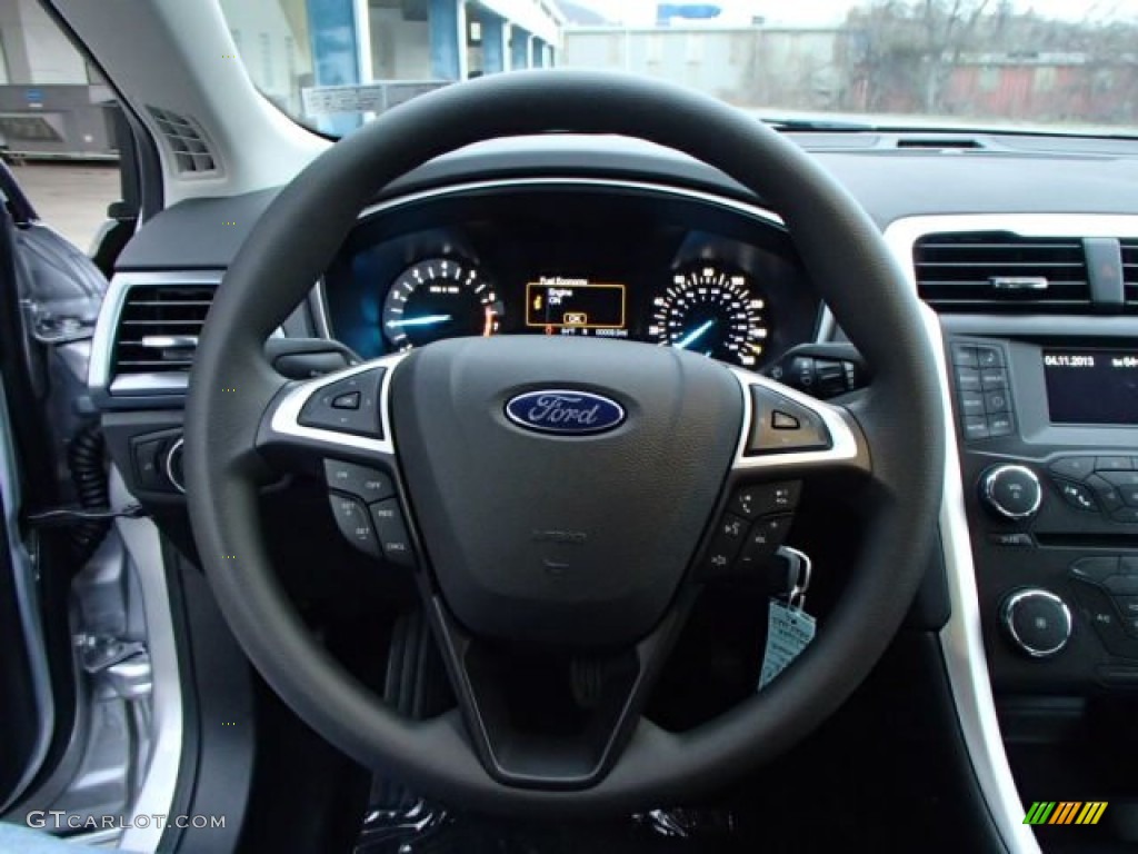 2013 Fusion SE 1.6 EcoBoost - Ingot Silver Metallic / Charcoal Black photo #19