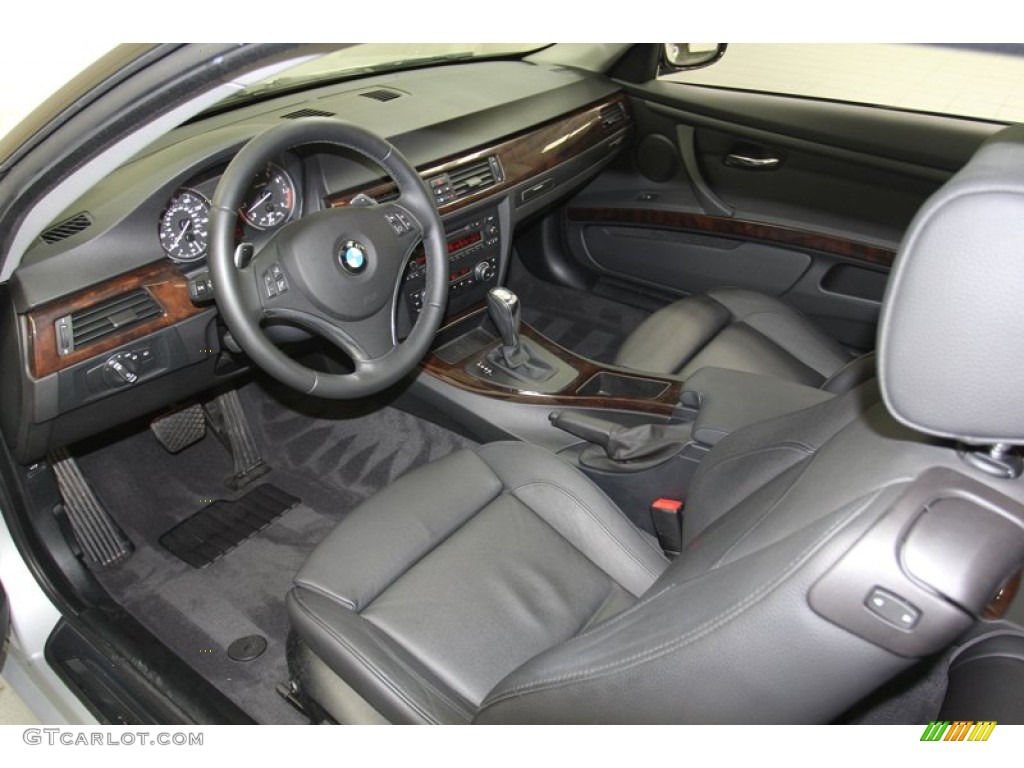 Black Interior 2011 BMW 3 Series 335i Coupe Photo #79649354
