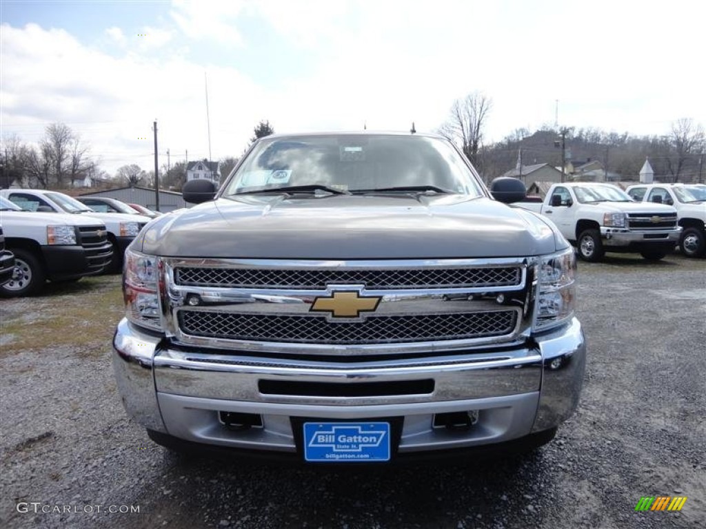 2013 Silverado 1500 LT Extended Cab 4x4 - Graystone Metallic / Ebony photo #2