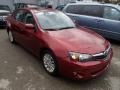 Camellia Red Pearl 2010 Subaru Impreza 2.5i Premium Sedan
