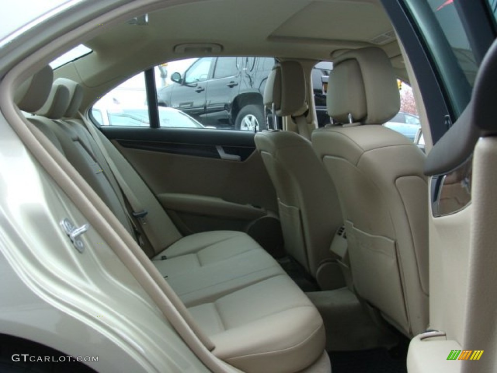 2012 Mercedes-Benz C 300 Luxury 4Matic Rear Seat Photo #79649966