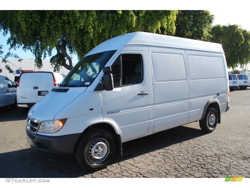 Arctic White Dodge Sprinter Van