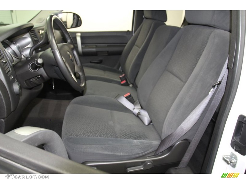 Ebony Black Interior 2007 Chevrolet Silverado 1500 LT Extended Cab Photo #79650678
