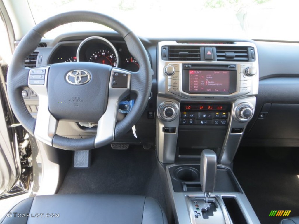 2013 Toyota 4Runner Limited Black Leather Dashboard Photo #79650713