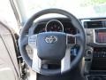 2013 Toyota 4Runner Black Leather Interior Steering Wheel Photo
