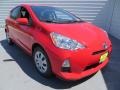 2013 Absolutely Red Toyota Prius c Hybrid Two  photo #3