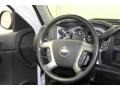 Ebony Black 2007 Chevrolet Silverado 1500 LT Extended Cab Steering Wheel