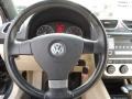 2007 Volkswagen Eos Cornsilk Beige Interior Steering Wheel Photo