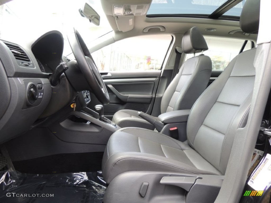 Art Grey Interior 2009 Volkswagen Jetta TDI SportWagen Photo #79651616