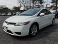 Taffeta White 2008 Honda Civic EX Coupe Exterior