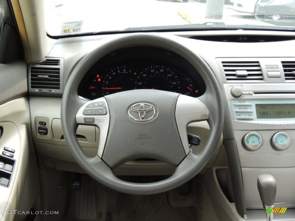 2007 Toyota Camry LE Bisque Steering Wheel Photo #79652411