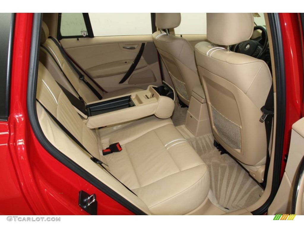 2007 X3 3.0si - Crimson Red / Sand Beige photo #30
