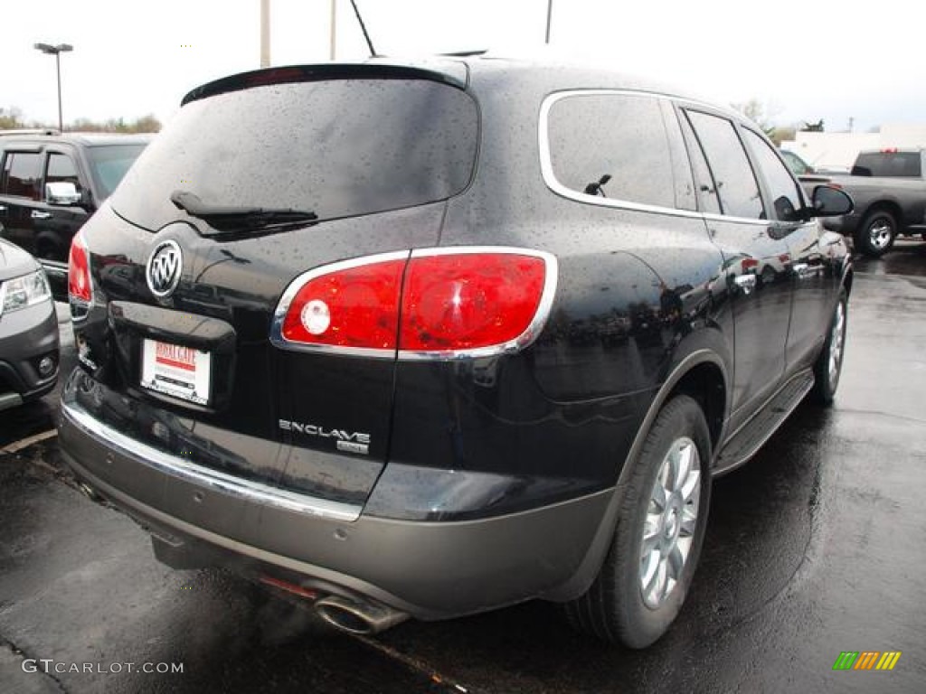 2011 Enclave CXL - Carbon Black Metallic / Titanium/Dark Titanium photo #3