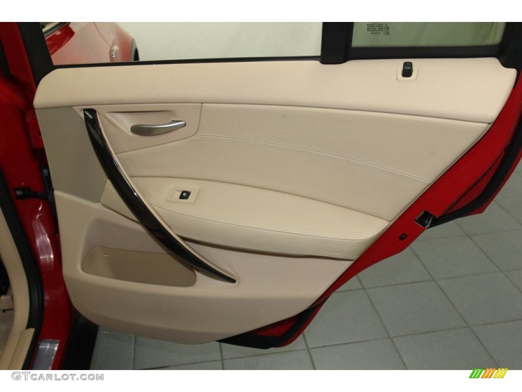 2007 X3 3.0si - Crimson Red / Sand Beige photo #31