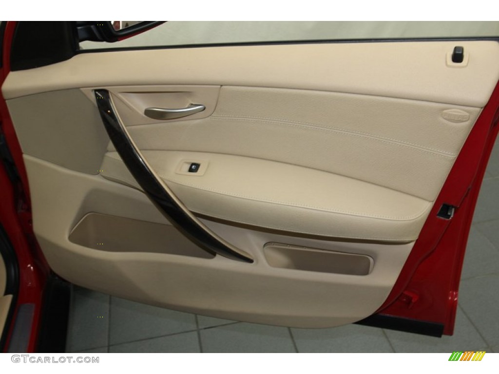 2007 BMW X3 3.0si Sand Beige Door Panel Photo #79652696