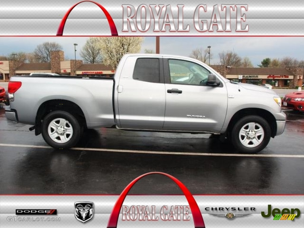 2007 Tundra SR5 Double Cab - Silver Sky Metallic / Black photo #1