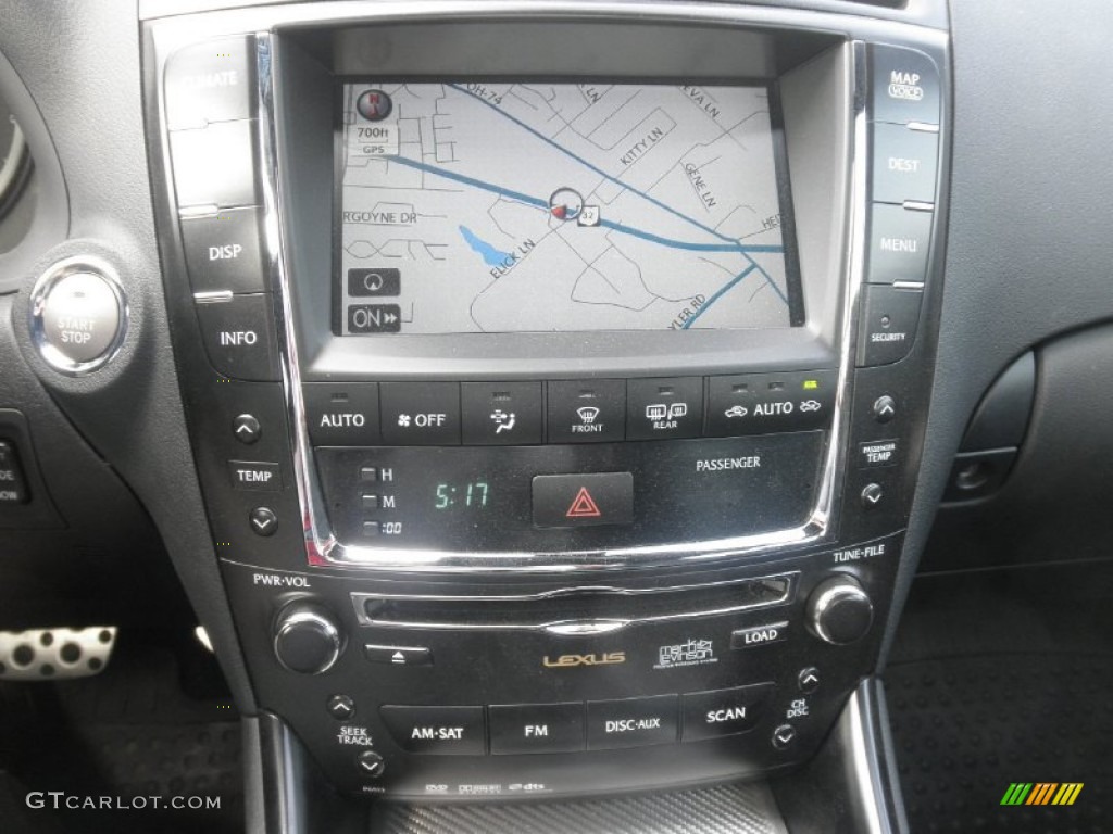 2009 Lexus IS F Navigation Photos