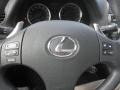 2009 Lexus IS Black Interior Steering Wheel Photo