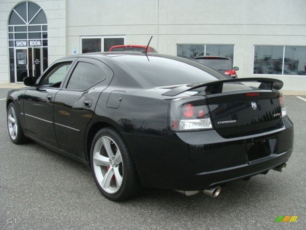 Brilliant Black Crystal Pearl 2008 Dodge Charger SRT-8 Exterior Photo #79654196