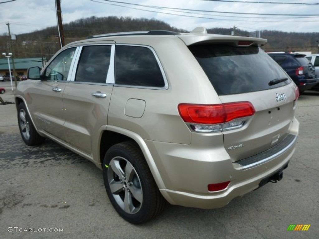 2014 Grand Cherokee Overland 4x4 - Cashmere Pearl / Overland Nepal Jeep Brown Light Frost photo #3