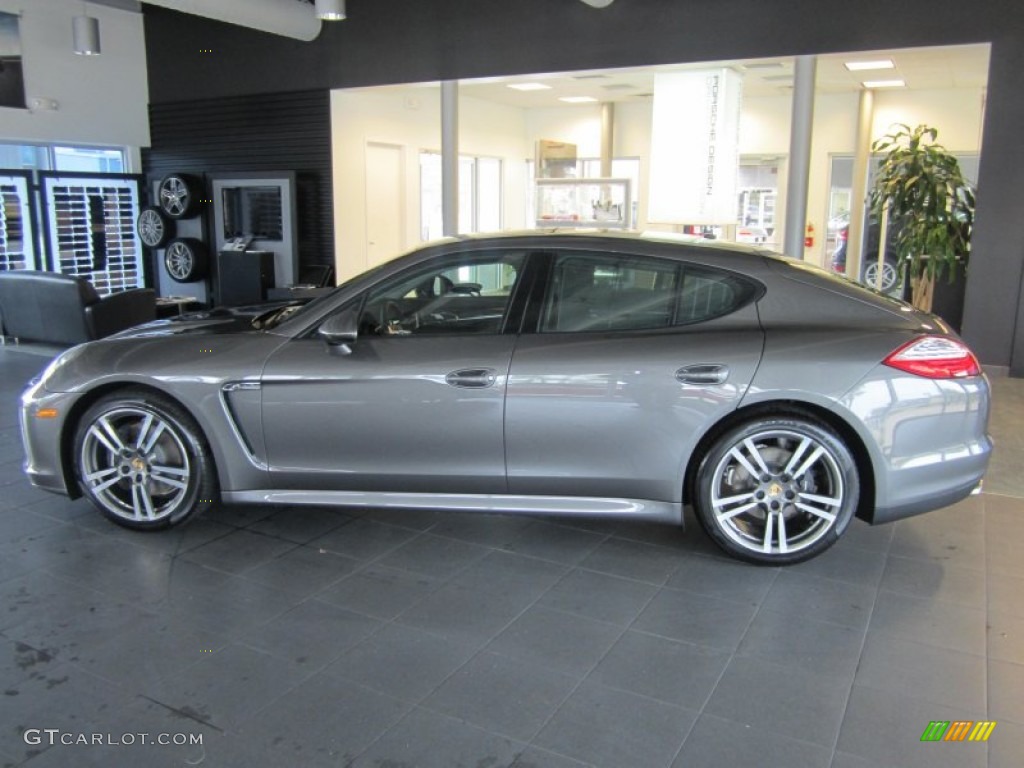Agate Grey Metallic 2013 Porsche Panamera V6 Exterior Photo #79654703