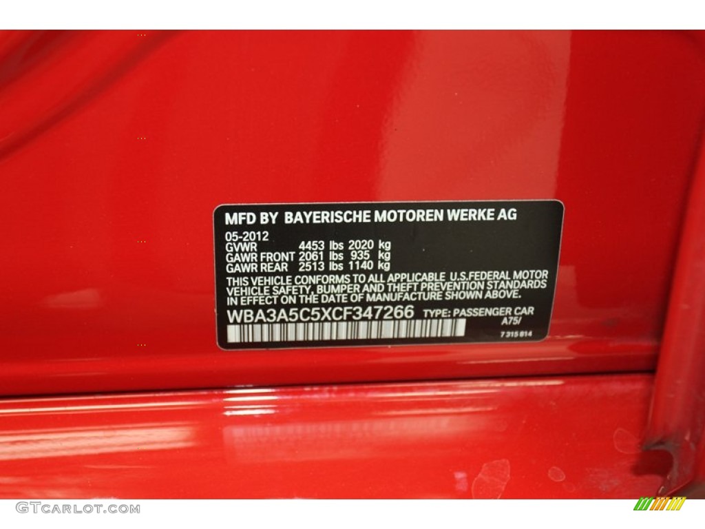 2012 3 Series 328i Sedan - Melbourne Red Metallic / Everest Grey/Black Highlight photo #9