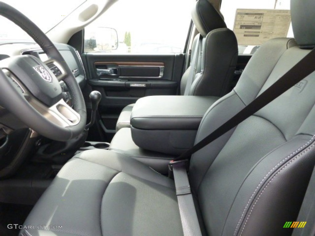 Black Interior 2013 Ram 2500 Laramie Crew Cab 4x4 Photo #79655246
