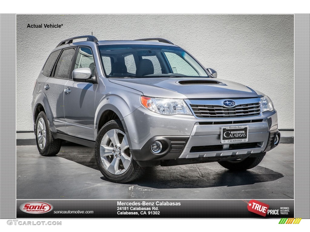 2010 Forester 2.5 XT Limited - Steel Silver Metallic / Platinum photo #1