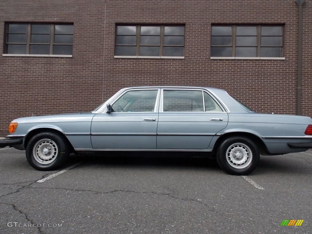 Silver Blue Metallic 1980 Mercedes-Benz S Class 450 SEL Exterior Photo #79657406